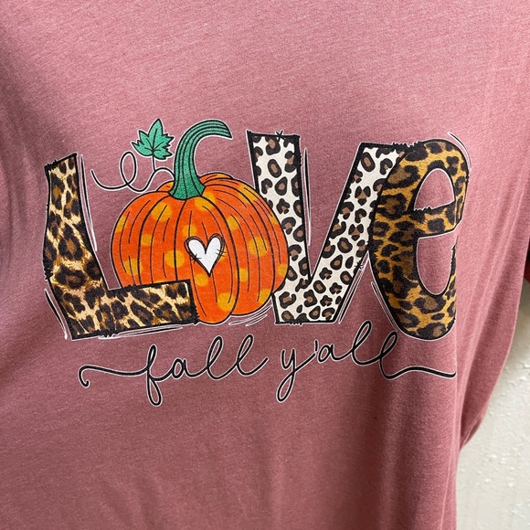 Love fall you’ll shirt.  Worn once for pumpkin patch pictures. - Picture 5 of 5
